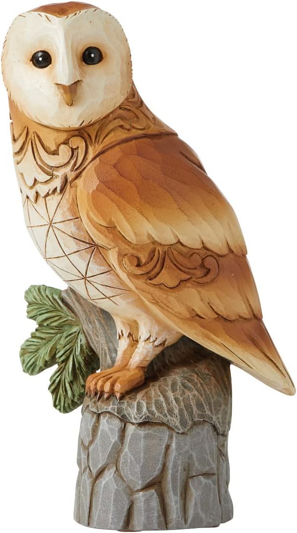 Schleiereule - Woodland Wisdom / Barn Owl - 6010444 Jim Shore Heartwood Creek - Eule Figur