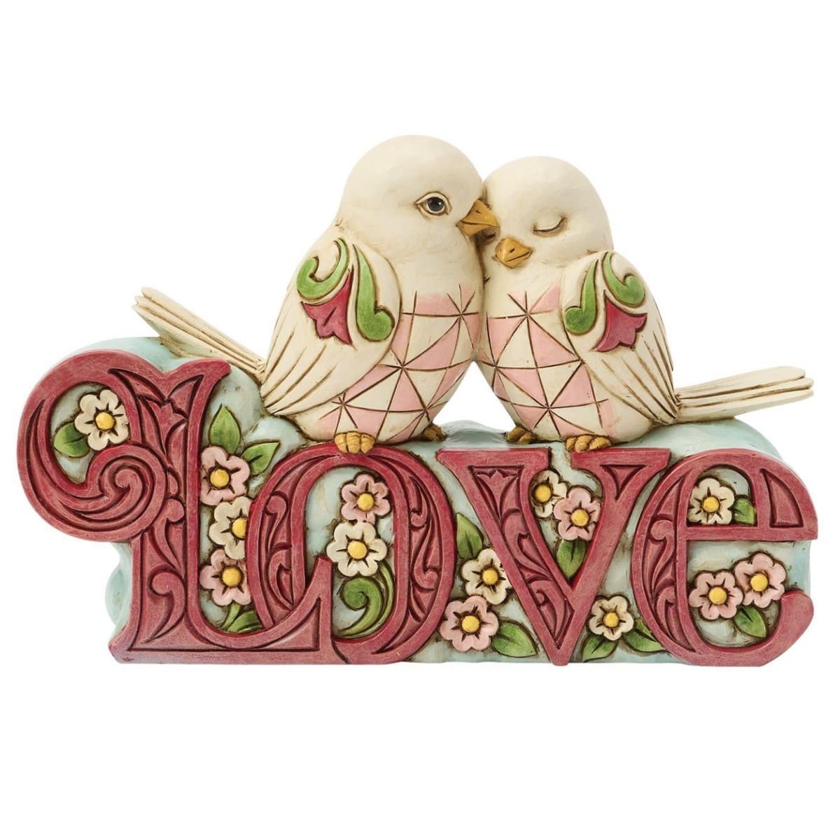 Tweethearts Lovebirds - 6018059 - Jim Shore Heartwood Creek Figur Liebesvögel Valentinstag