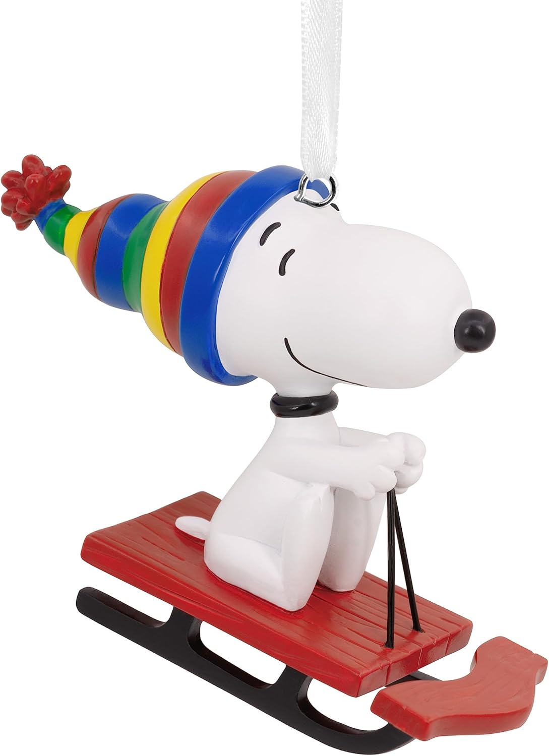 X-Mas Peanuts - Snoopy auf Schlitten/on Sledge - 30196739 Hallmark Peanuts  Ornament Weihnachtsanhänger