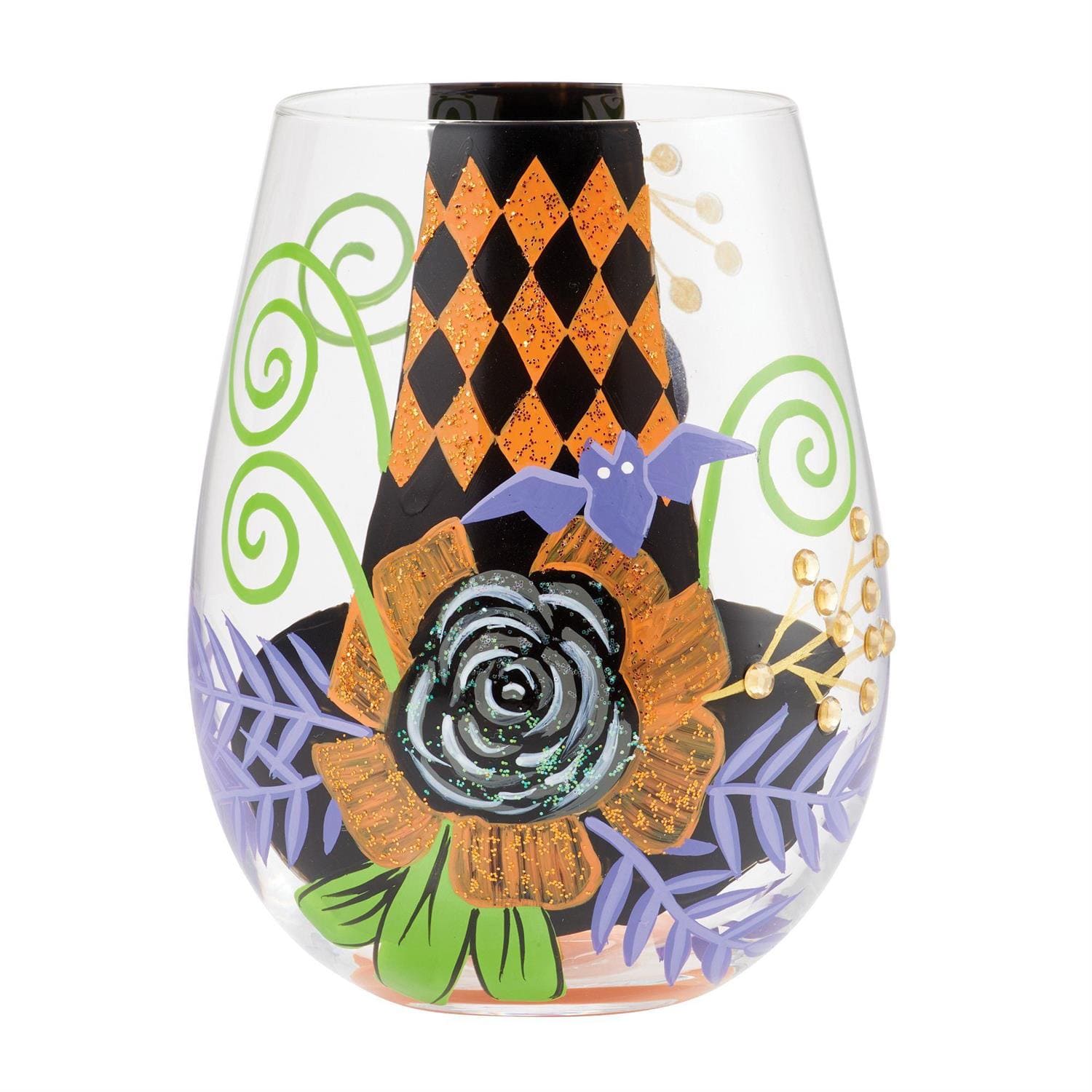 Lolita, Lolita Weinglas, Lolita Trinkglas, Lolita Stemless Glass, 6014194, My Fancy Witch Hat, Halloween Glas, Hexenhut-Glas, Lolita Gläser