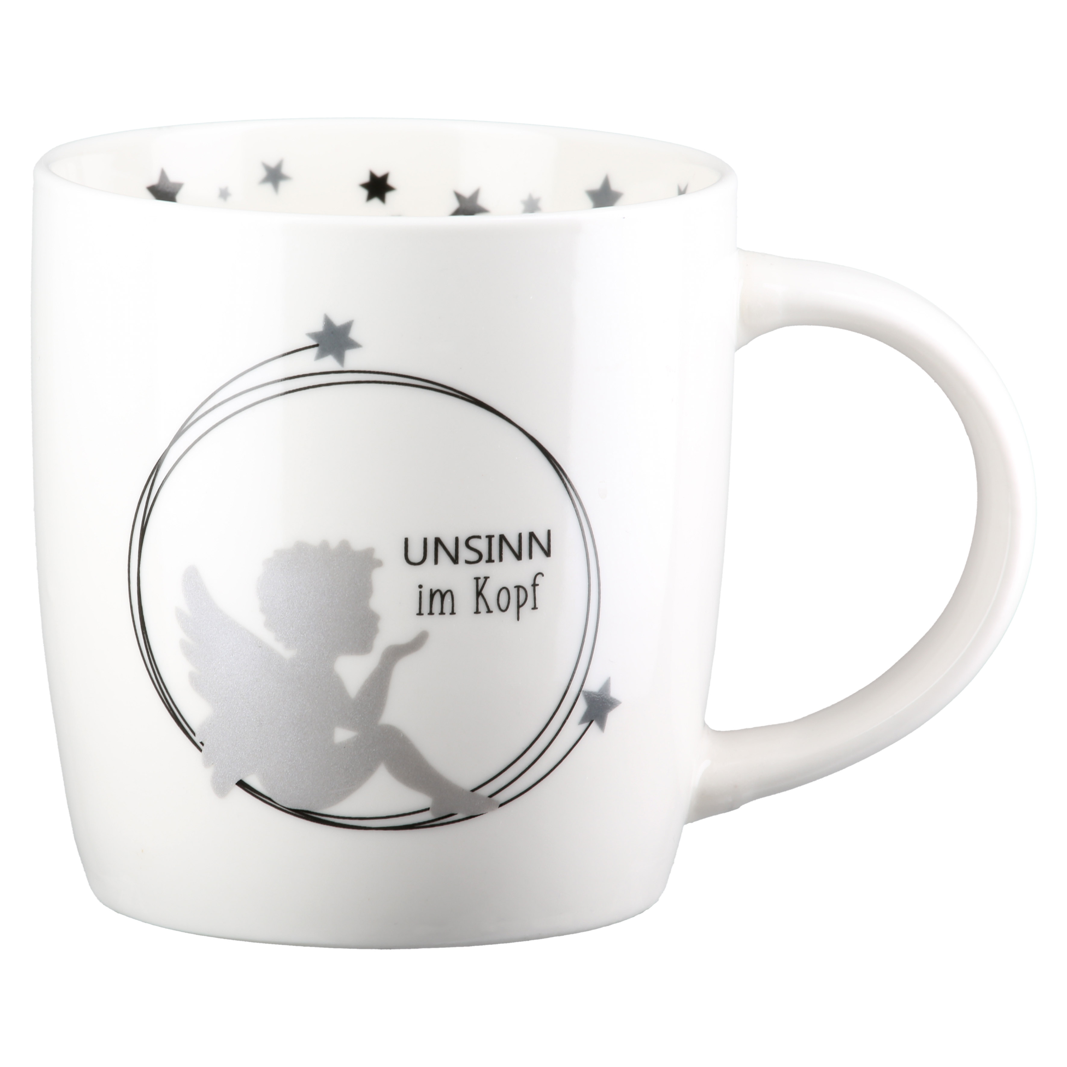 Becher Engelzauber "Unsinn im Kopf" 60302  / Kaffeebecher - Tasse Gilde