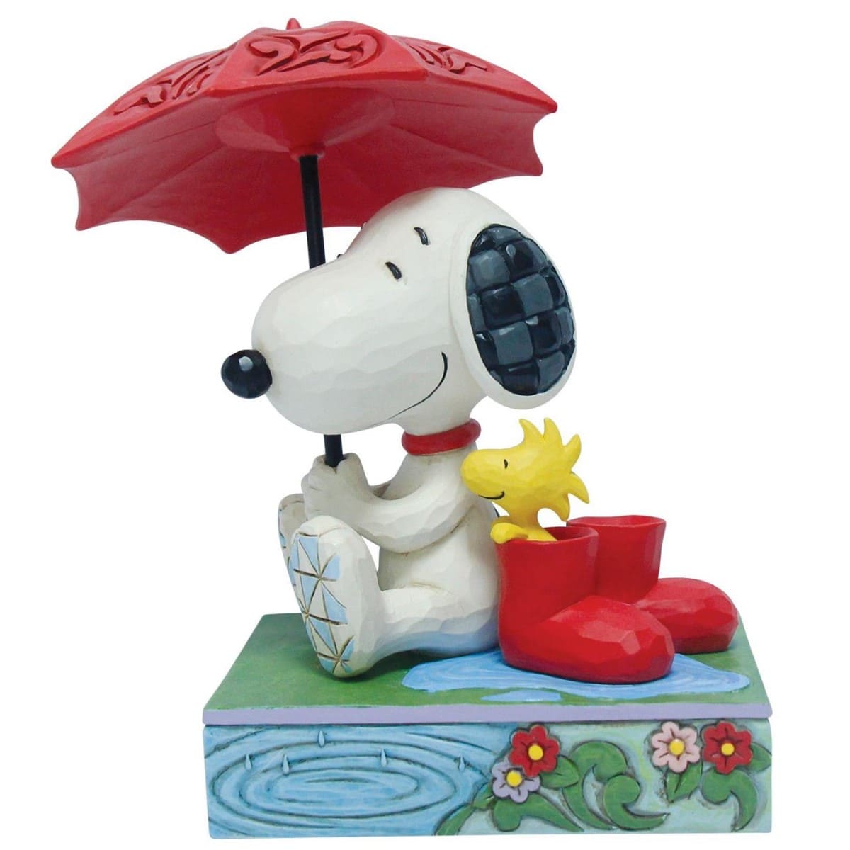 Just A Rainy Day Snoopy & Woodstock mit Regenschirm - 6017872 Jim Shore Peanuts Collection Peanuts Figur