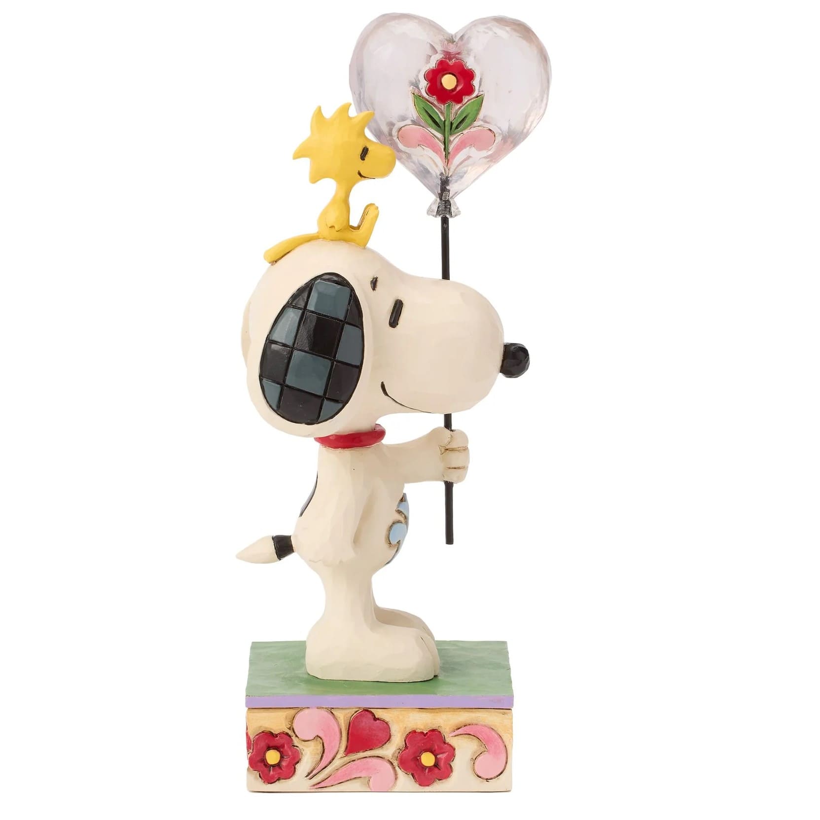 You Make My Heart Float - Snoopy & Woodstock Herzballon 6019590 Jim Shore Peanuts Snoopy Figur