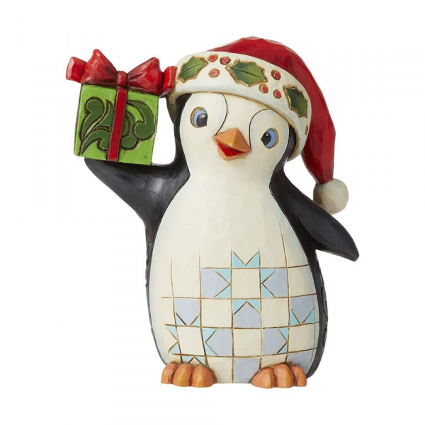 Jim Shore, Heartwood Creek, Jim Shore Weihnachten, 6009007, Christmas Penguin, Weihnachtspinguin, Pinguin, Waddle It Be For Christmas