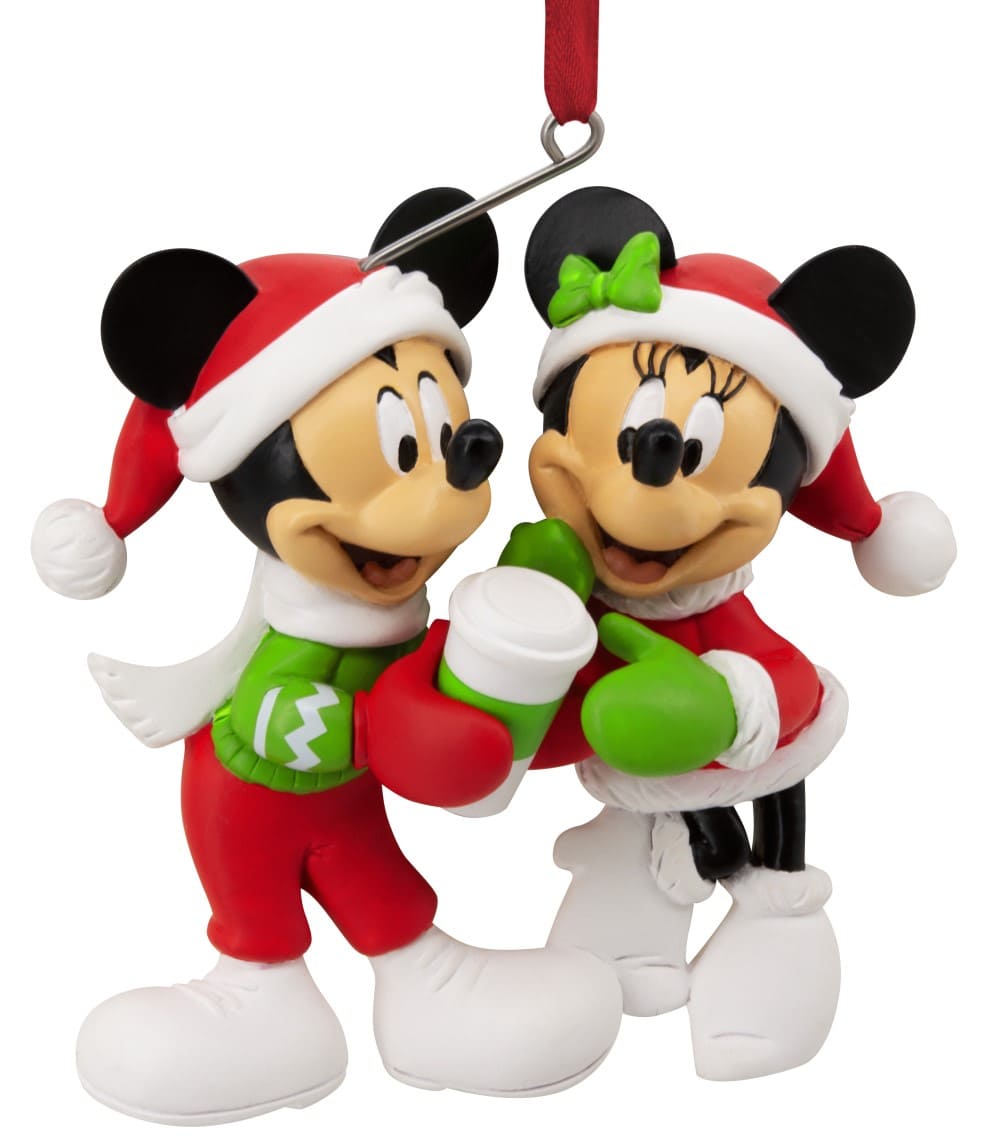Micky & Minnie Weihnachtsmützen - Festive Mickey & Minnie Hallmark Ornament 30206156 Micky & Minnie Weihnachtsmützen - Festive Mickey & Minnie Hallmark Ornament 30206156