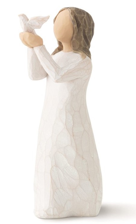 Soar - Emporsteigen / Mädchen mit Taube - Willow Tree Figur Susan Lordi 27173