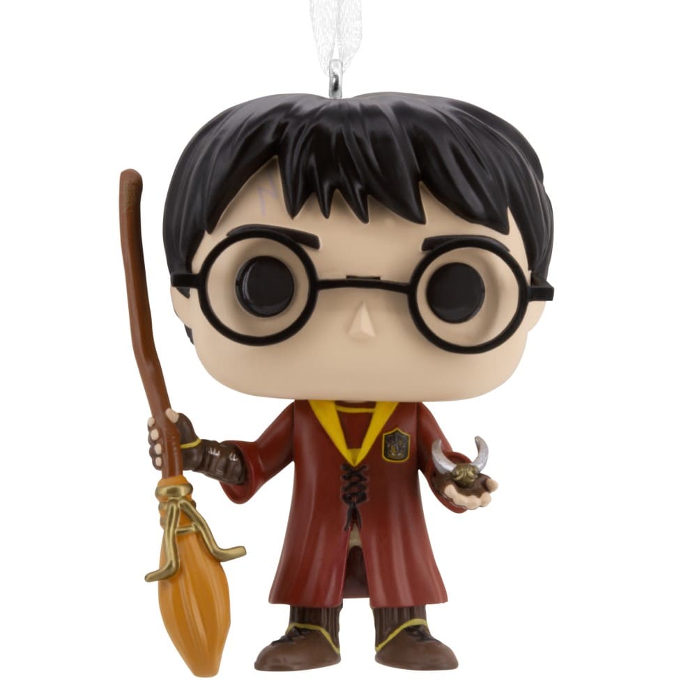 Harry Potter mit Besen und Schnatz Chibi-Figur - Hallmark Ornament - Hallmark Disney Weihnachtsanhänger 30206233