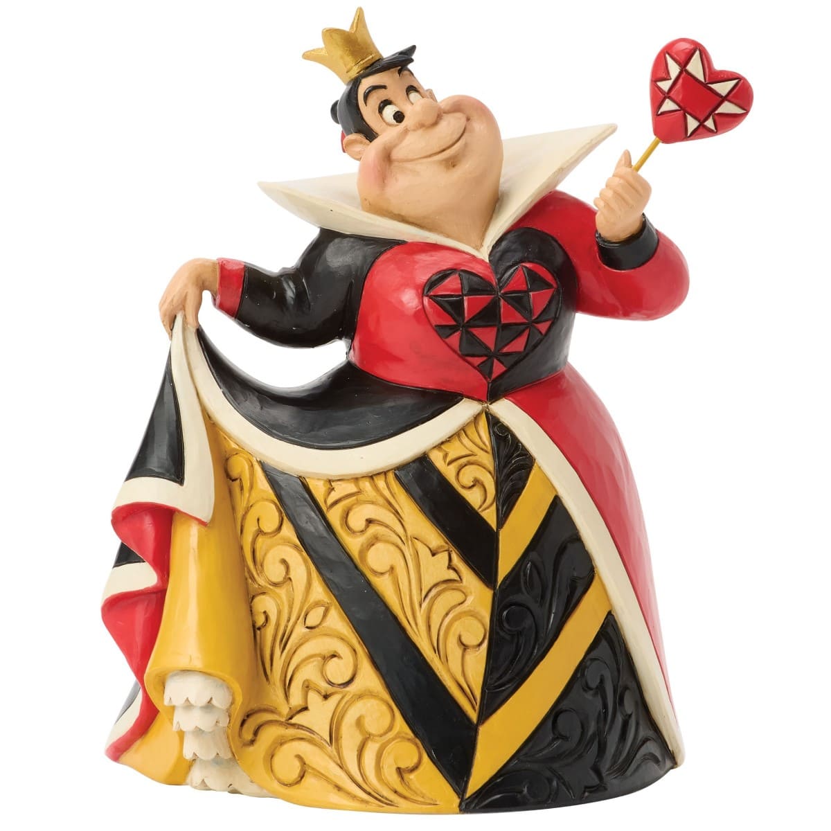 Off With Their Heads Queen of Hearts Herzkönigin - 6017854 Jim Shore Disney Traditions Disney Figur Alice im Wunderland
