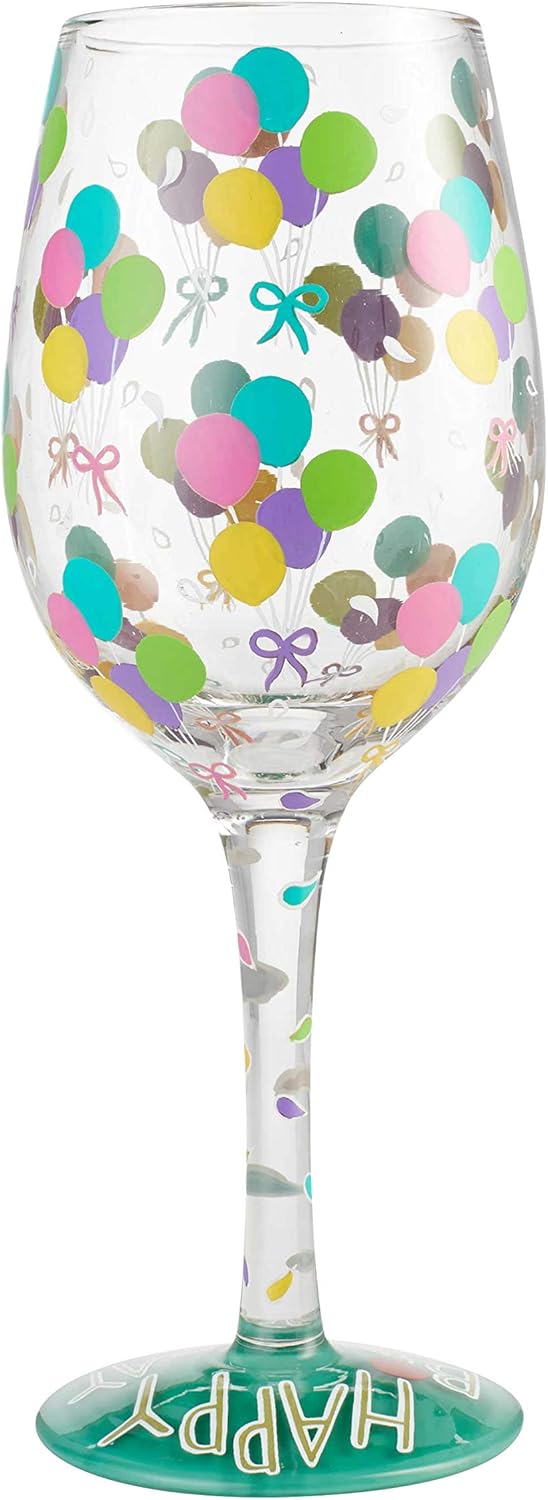 Geburtstagsglas - Birthday Balloons / Geburtstagsballons - Lolita Weinglas 6004357