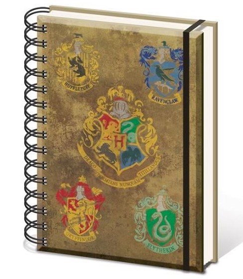 Harry Potter Notizbuch DIN A5 Hogwarts & Houses - Wiro Notebook RS461899 Colourful Crest