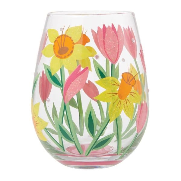 Lolita, Lolita Weinglas, Lolita Trinkglas, Lolita Stemless Glass, 6014639, Spring Bloom, Frühlingsglas, Lolita Gläser, Tulpen, Narzissen