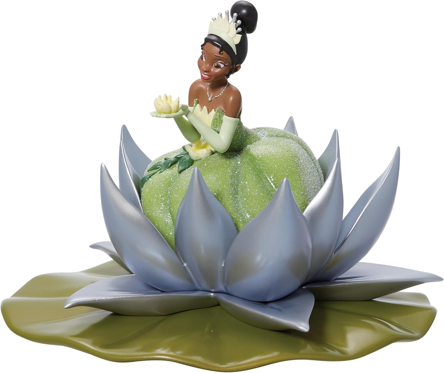 Tiana in Seerose B-Ware! - Disney 100 - Küss den Frosch Icon Figur - Disney Showcase Figur 6013335