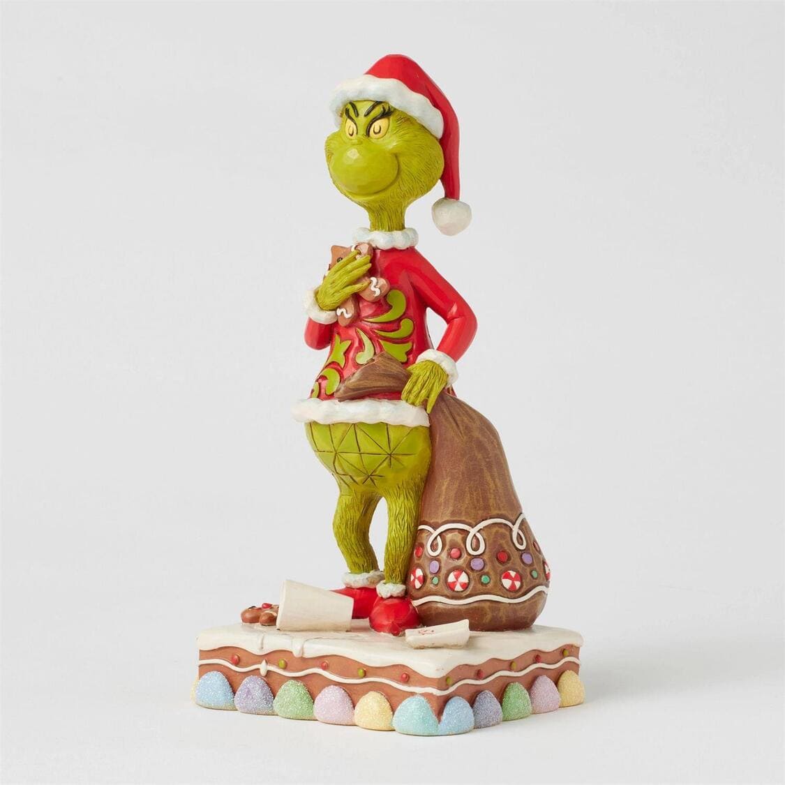 Grinch Eating Cookies / Grinch isst Kekse - Grinch by Jim Shore 6017058
