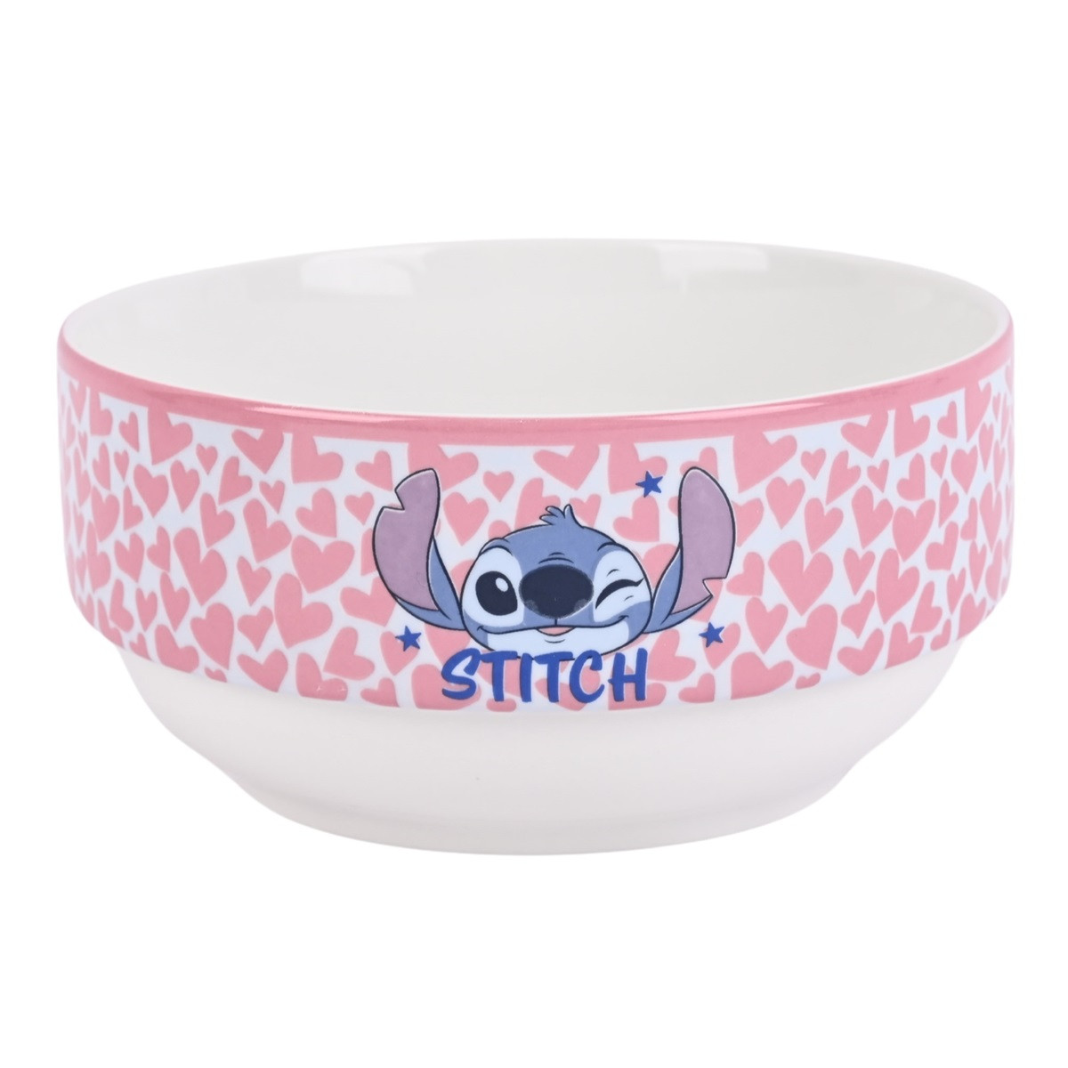 Valentinstag Müslischale / Schälchen Stitch mit Herzen - DN26108 Christmas Inspirations Disney Geschirr
