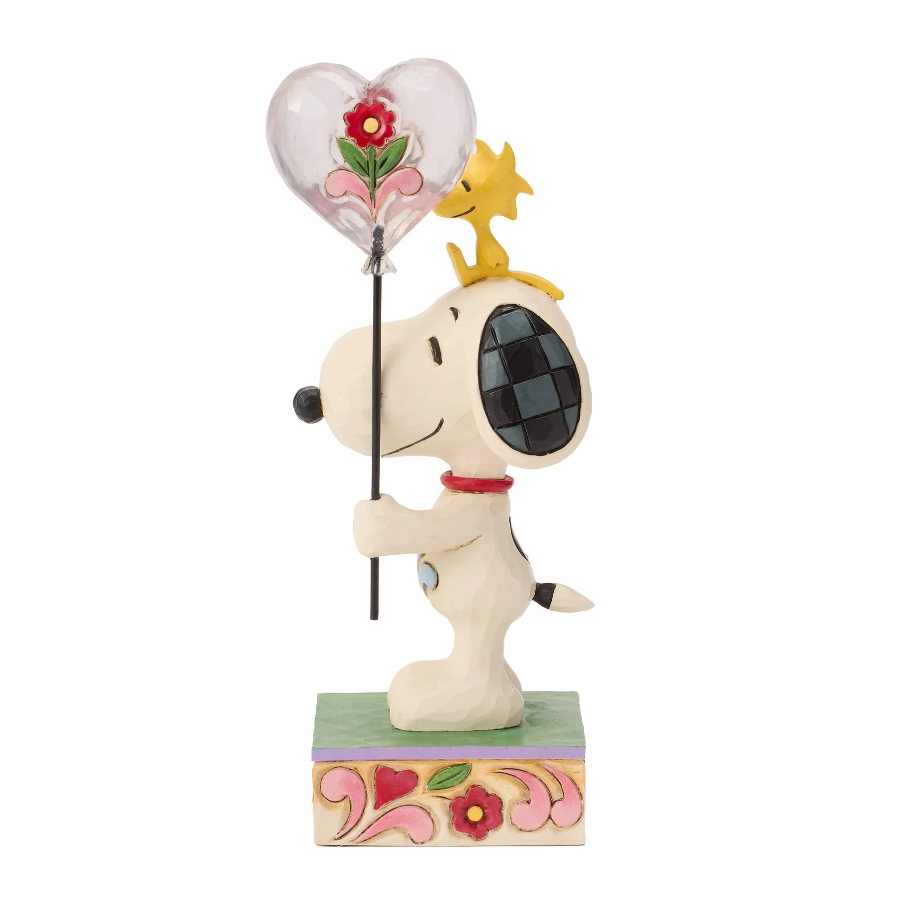You Make My Heart Float - Snoopy & Woodstock Herzballon 6019590 Jim Shore Peanuts Snoopy Figur