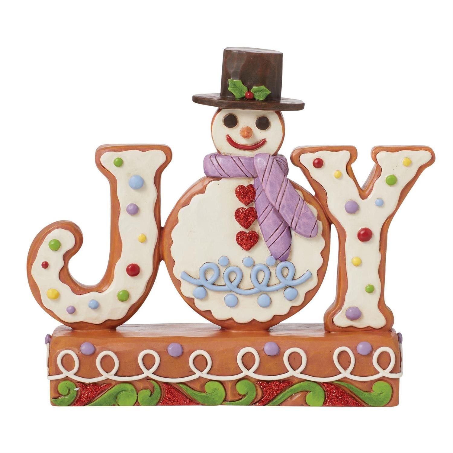 Jim Shore, Heartwood Creek, Jim Shore Santa, 6015434, Gingerbread Snowman, Lebkuchen-Schneemann, Baked with Joy, Jim Shore Weihnachtsfigur, Jim Shore Schneemann
