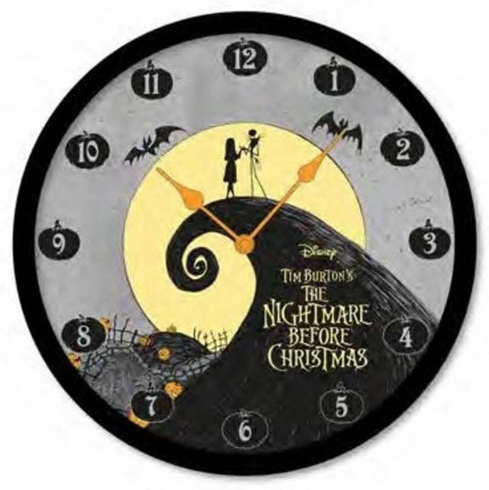 Disney Wanduhr Nightmare Before Christmas – Jack Skellington & Sally von Pyramid International 661074