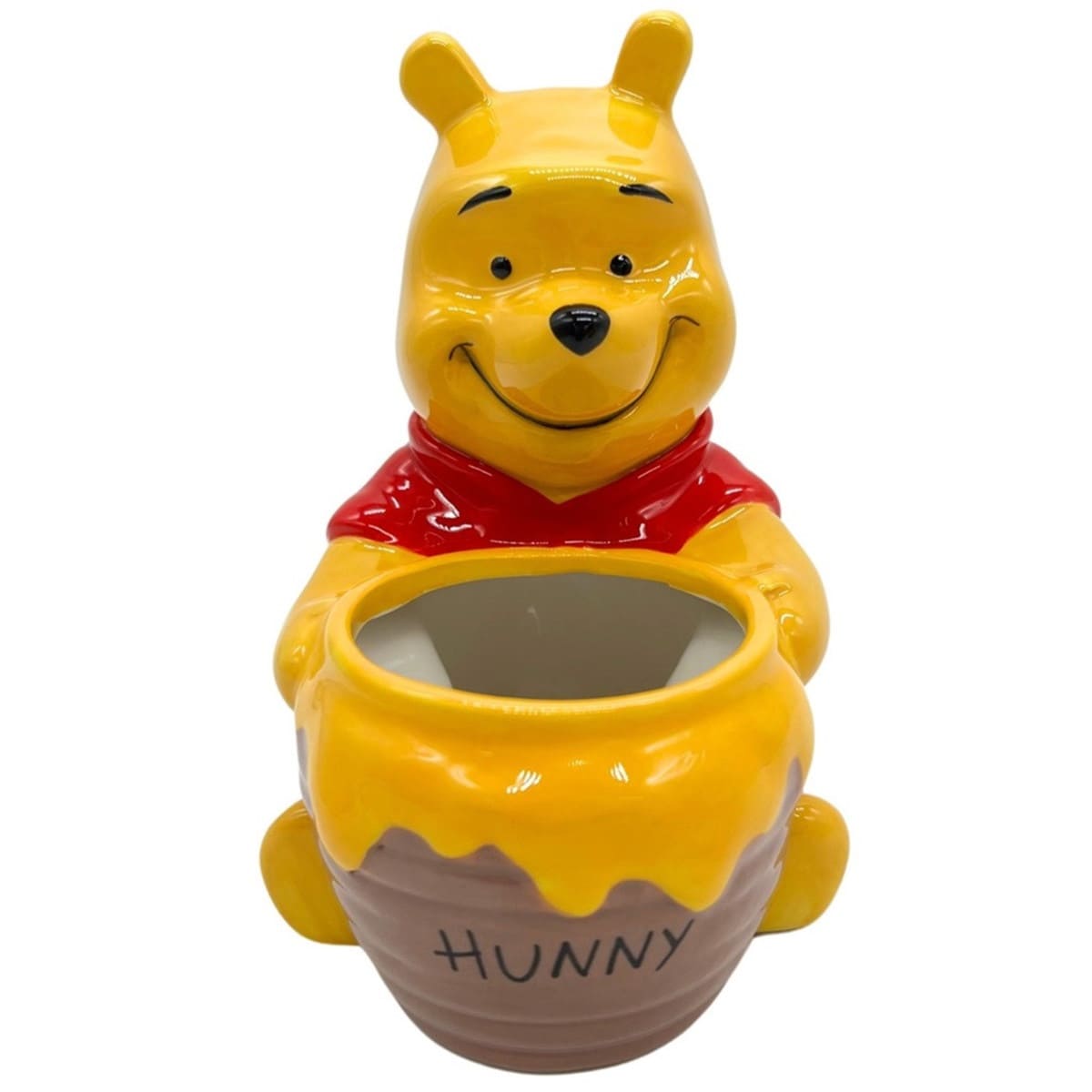 Blumentopf Winnie Pooh Übertopf-Figur mit Honigtopf – DN89450 - Christmas Inspirations Disneyfigur