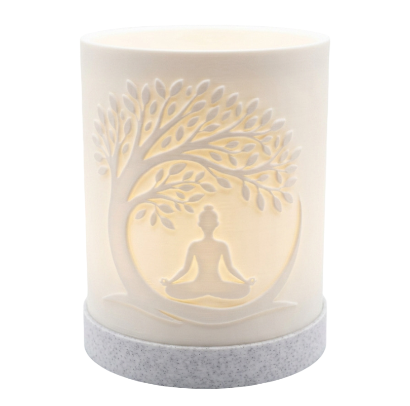 Windlicht 3D-Druck - Dekolampe Yoga / Yogabaum 202603