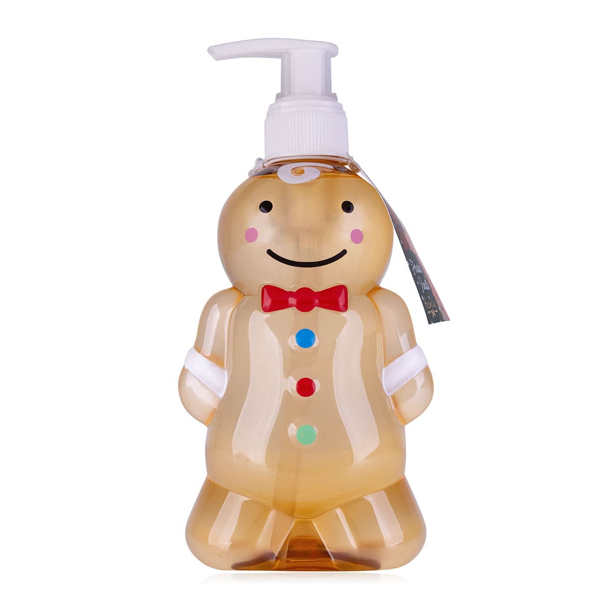 Accentra Seifenspender Lebkuchenmann, Flüssigseife, Weihnachtsseife, Weihnachtgeschenk, Mitbringsel, 8160188, Pumpspender Gingerbread
