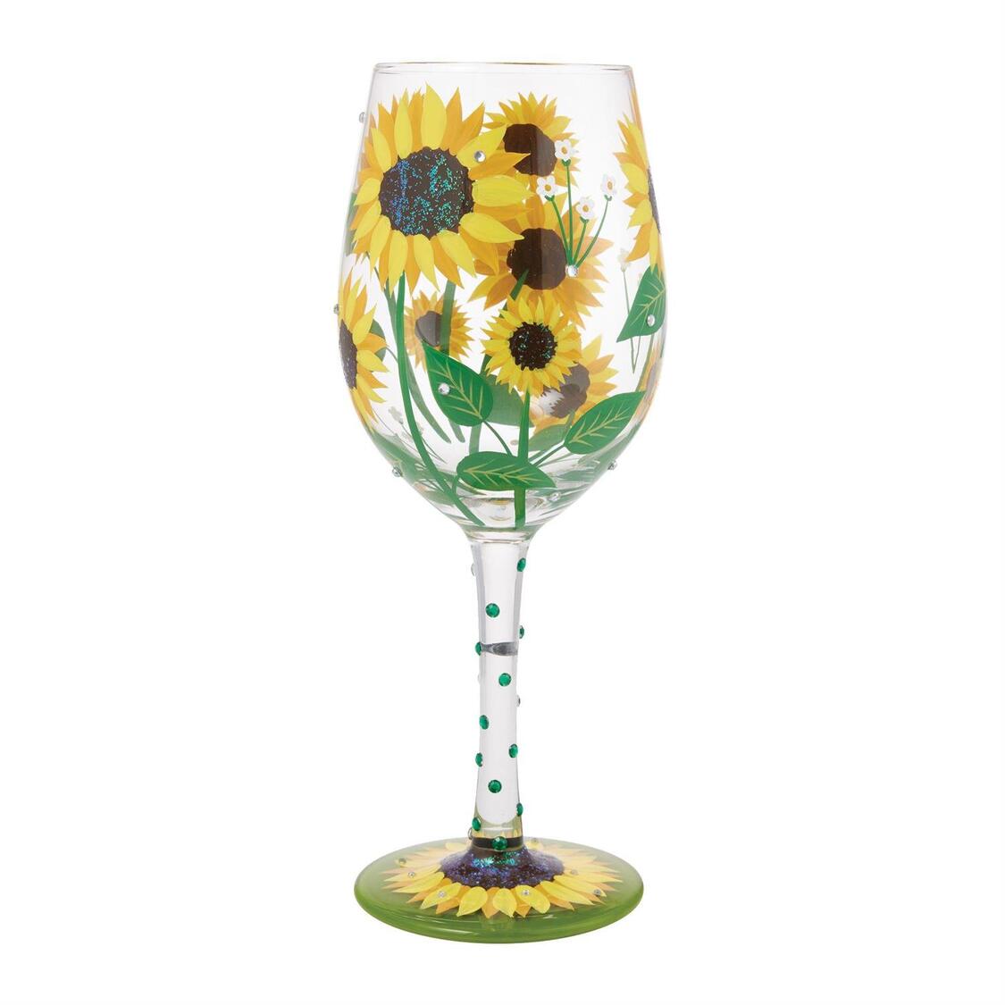 Gartenzauber - Sunflowers - Sonnenblumen Lolita Weinglas  6016975