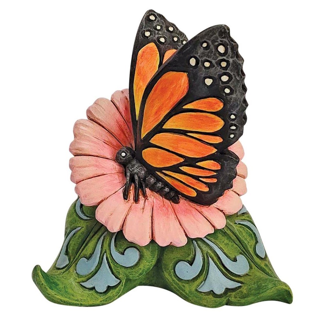Jim Shore, Heartwood Creek, Jim Shore Heartwood Creek, Heartwood Creek by Jim Shore, 6012429, Mini Monarch Schmetterling, Mini Monarch Butterfly, Jim Shore Schmetterling, Heartwood Creek Schmetterling, Jim Shore Tiere