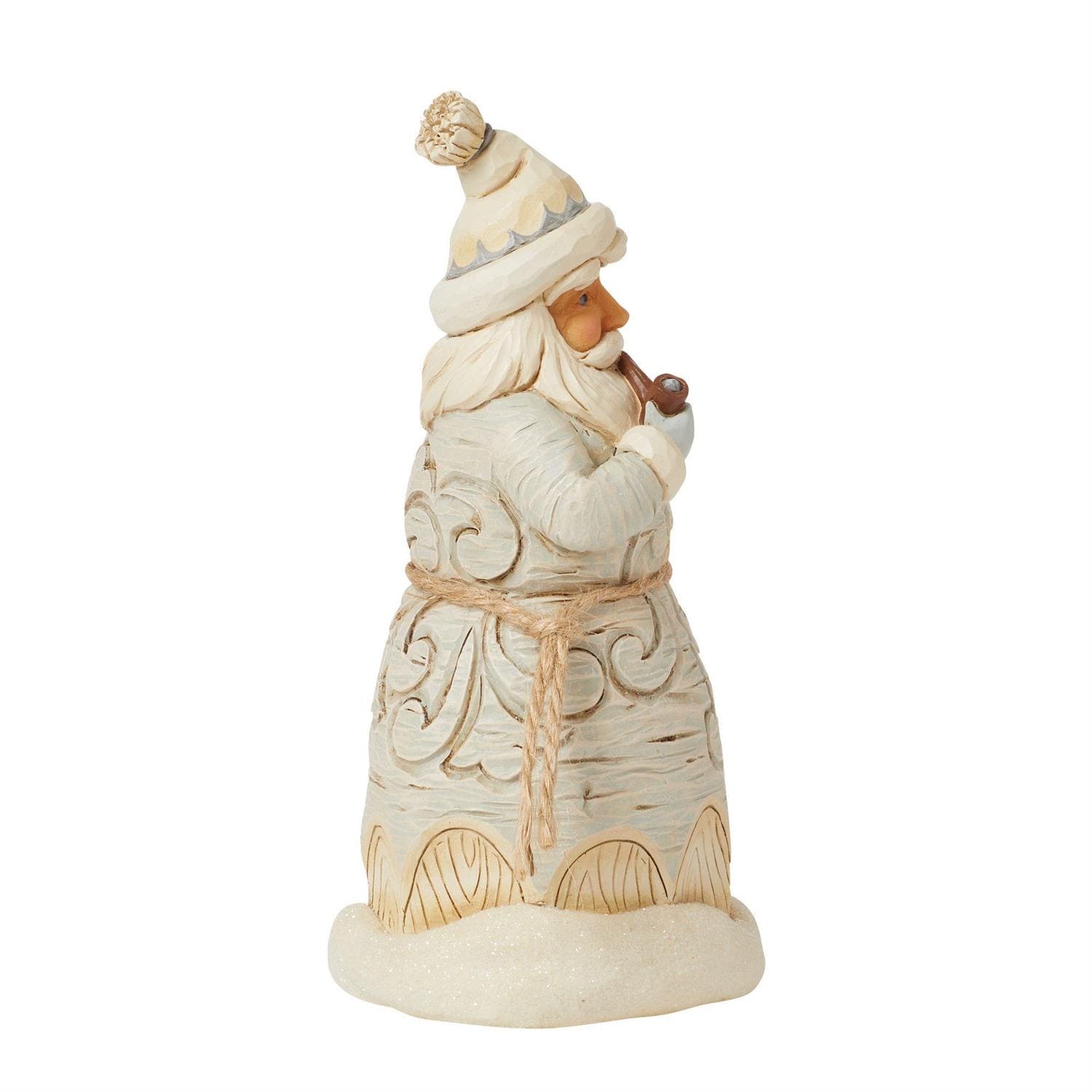 White Woodland Forest Snowday Santa Waldwintertag - Heartwood Creek Jim Shore 6015154
