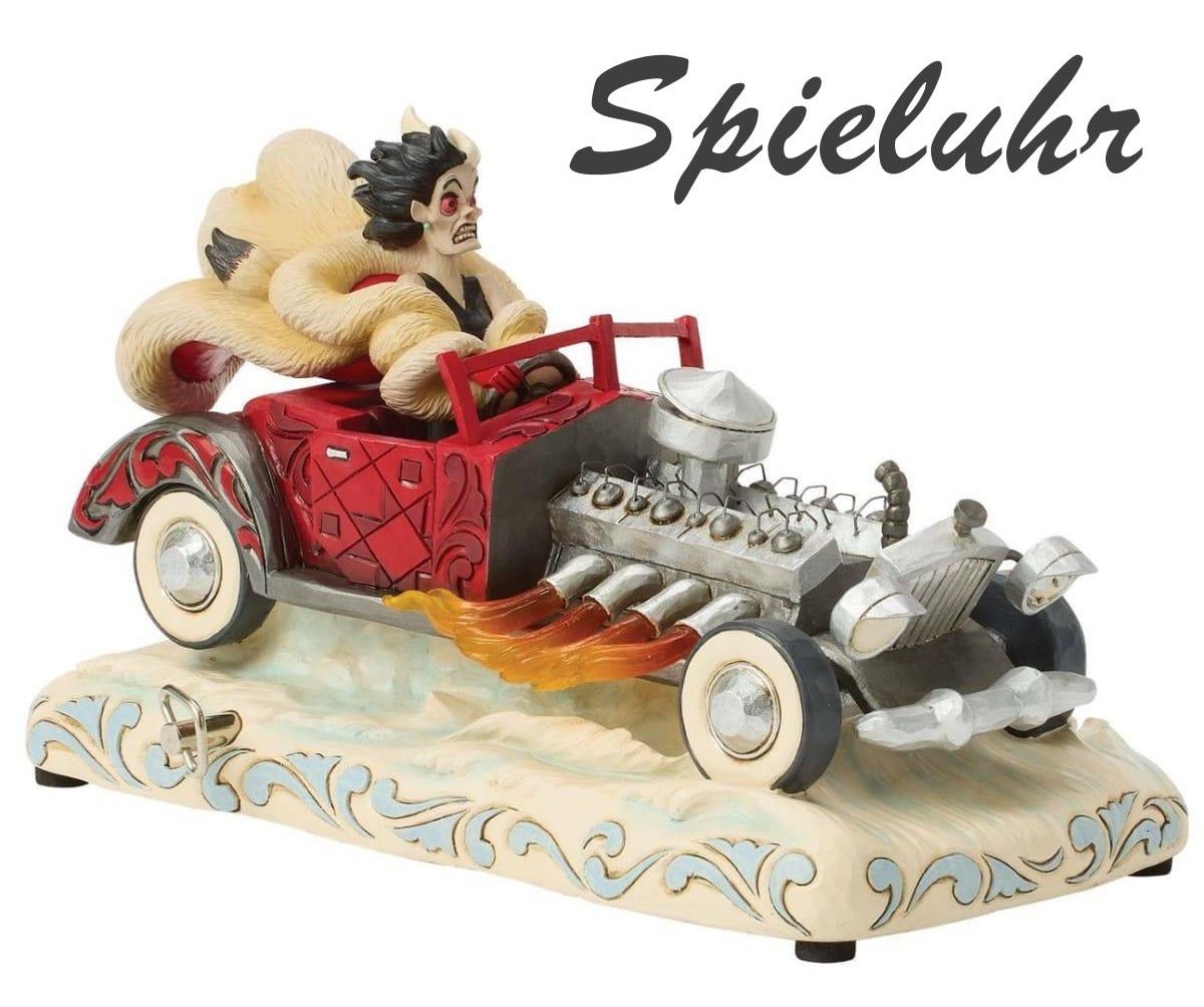 Driving De Vil-Ishly Cruella de Vil - 6016903 Jim Shore Disney Traditions Disney Figur 101 Dalmatiner