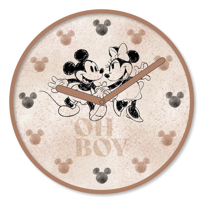 Disney Wanduhr mit Micky Maus und Minnie Maus – Retro-Design von Pyramid International RS661089