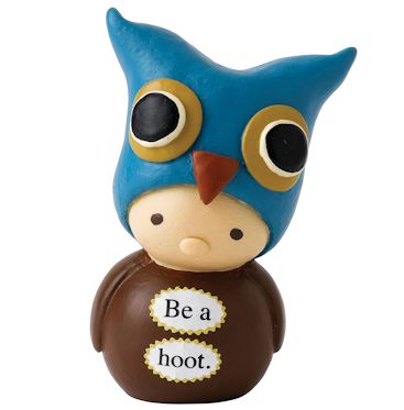 Wichtel Be A Hoot - Bea's Wees Wichtel Glücksbringer by Natalie Kibbe