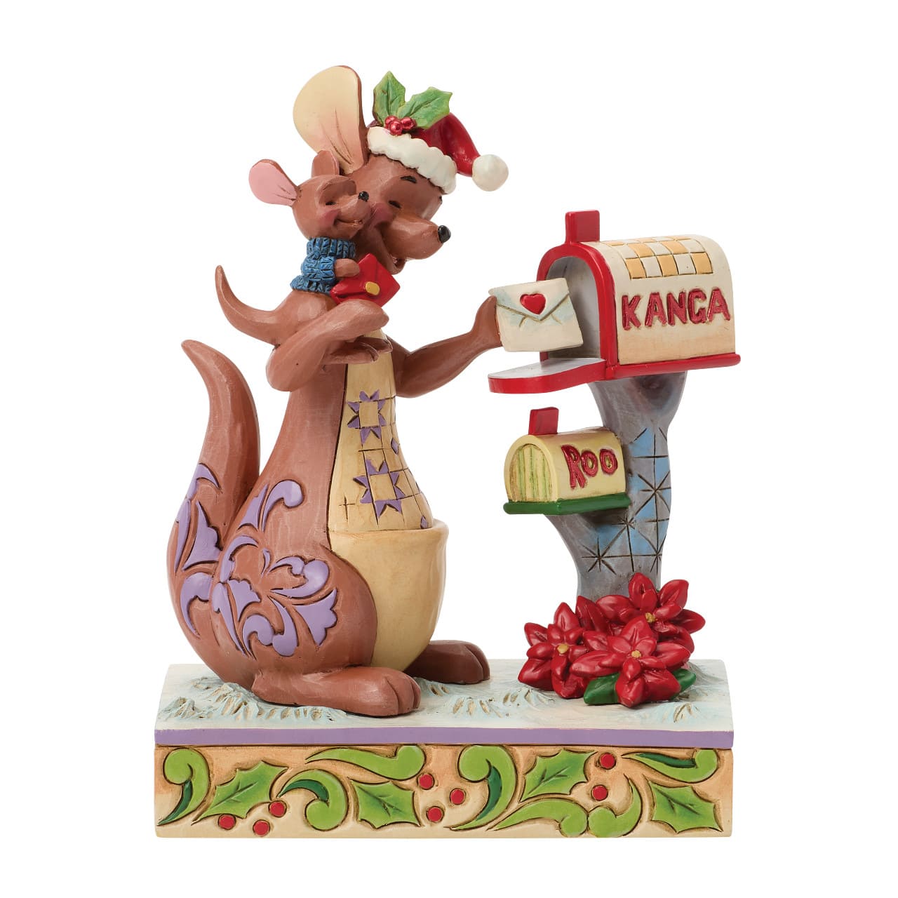 Roo's Holiday Wish Kanga & Roo Winnie Puuh Figur 6018707 Disney Traditions Jim Shore Weihnachtsfigur