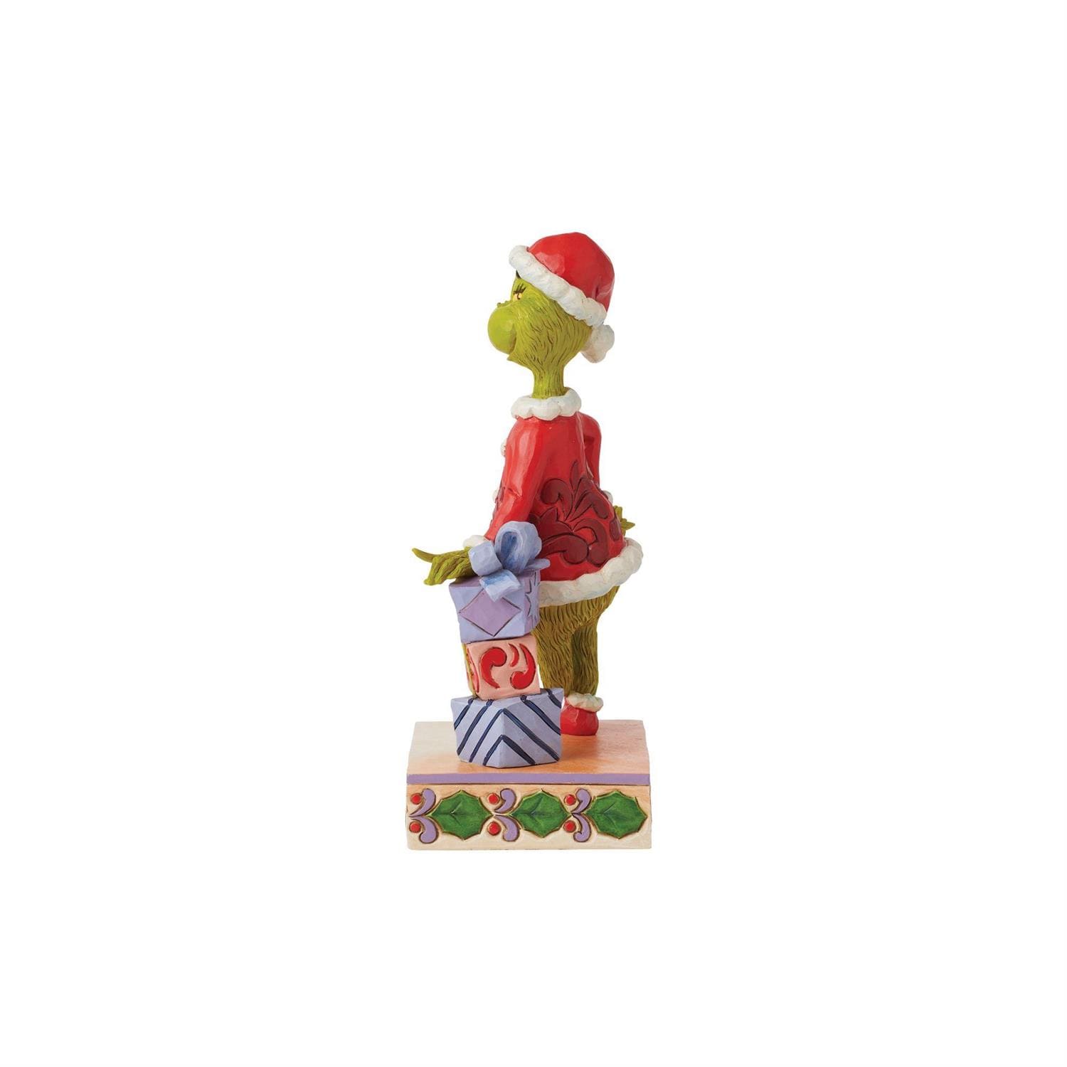 Grinch mit Geschenkstapel / Grinch Leaning on Gifts - Jim Shore The Grinch 6015218