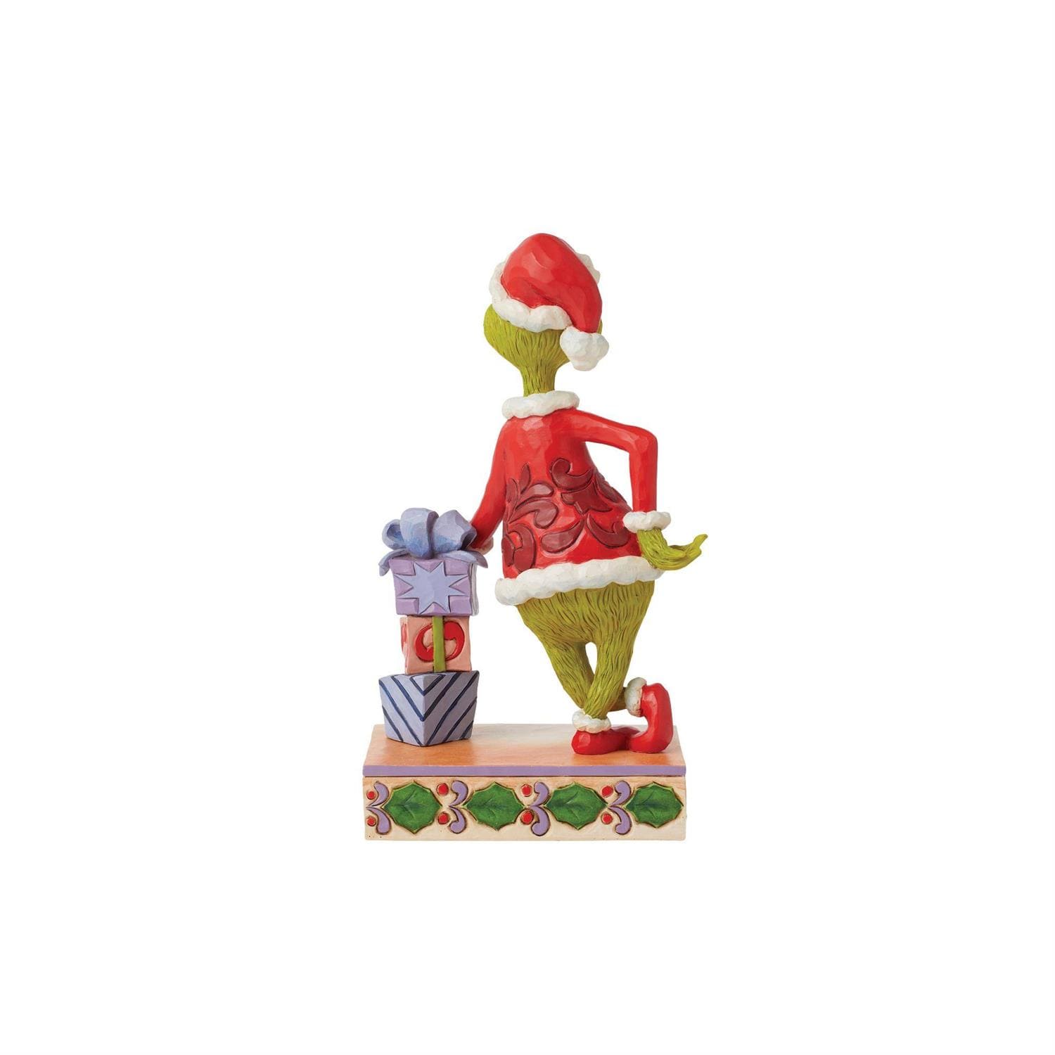 Grinch mit Geschenkstapel / Grinch Leaning on Gifts - Jim Shore The Grinch 6015218