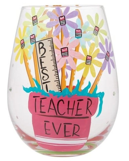Lolita, Lolita Weinglas, Lolita Trinkglas, Lolita Stemless Glass, 6015287, Best Teacher Ever, Lolita Gläser, Lehrerin, Geschenk Lehrer