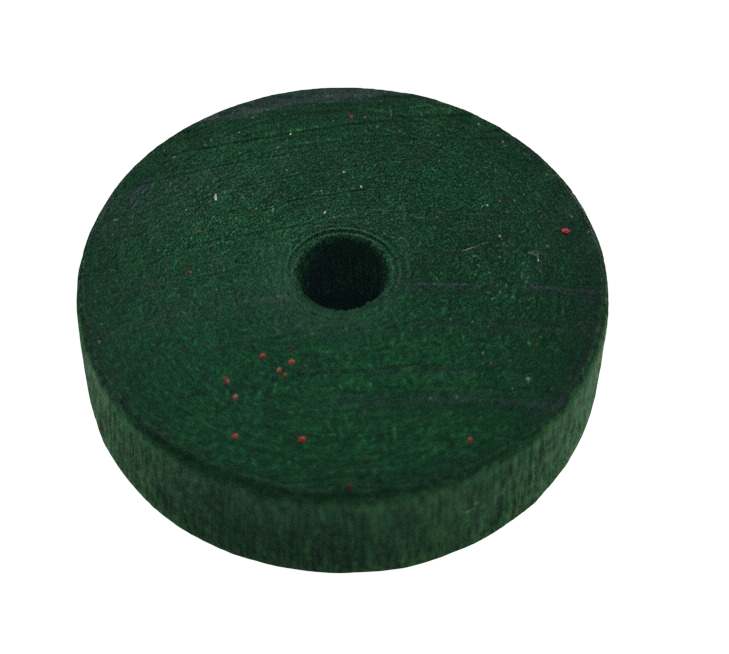 Fußplatte für Jahreszeitentisch in grün - Für Steckfiguren mit 6 mm Stecker