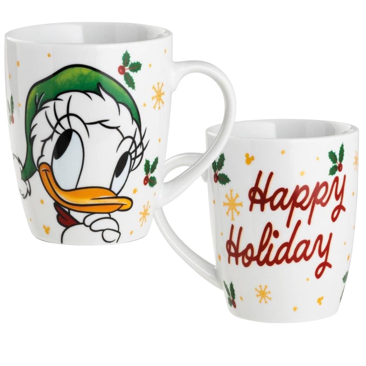 Weihnachtsbecher Disney Daisy Duck Weiß 127007 | Walt Disney Egan Winter Magic Kollektion - Disney Becher