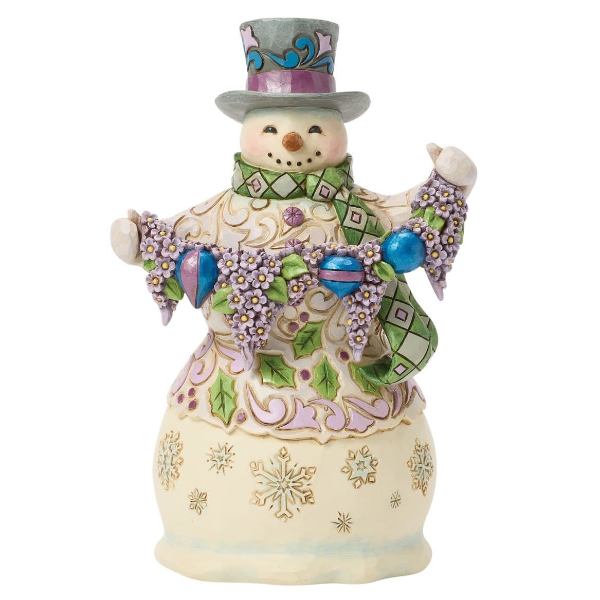 Regal Winter Schneemann Purple Snowman - 6019283 - Heartwood Creek Jim Shore Schneemann