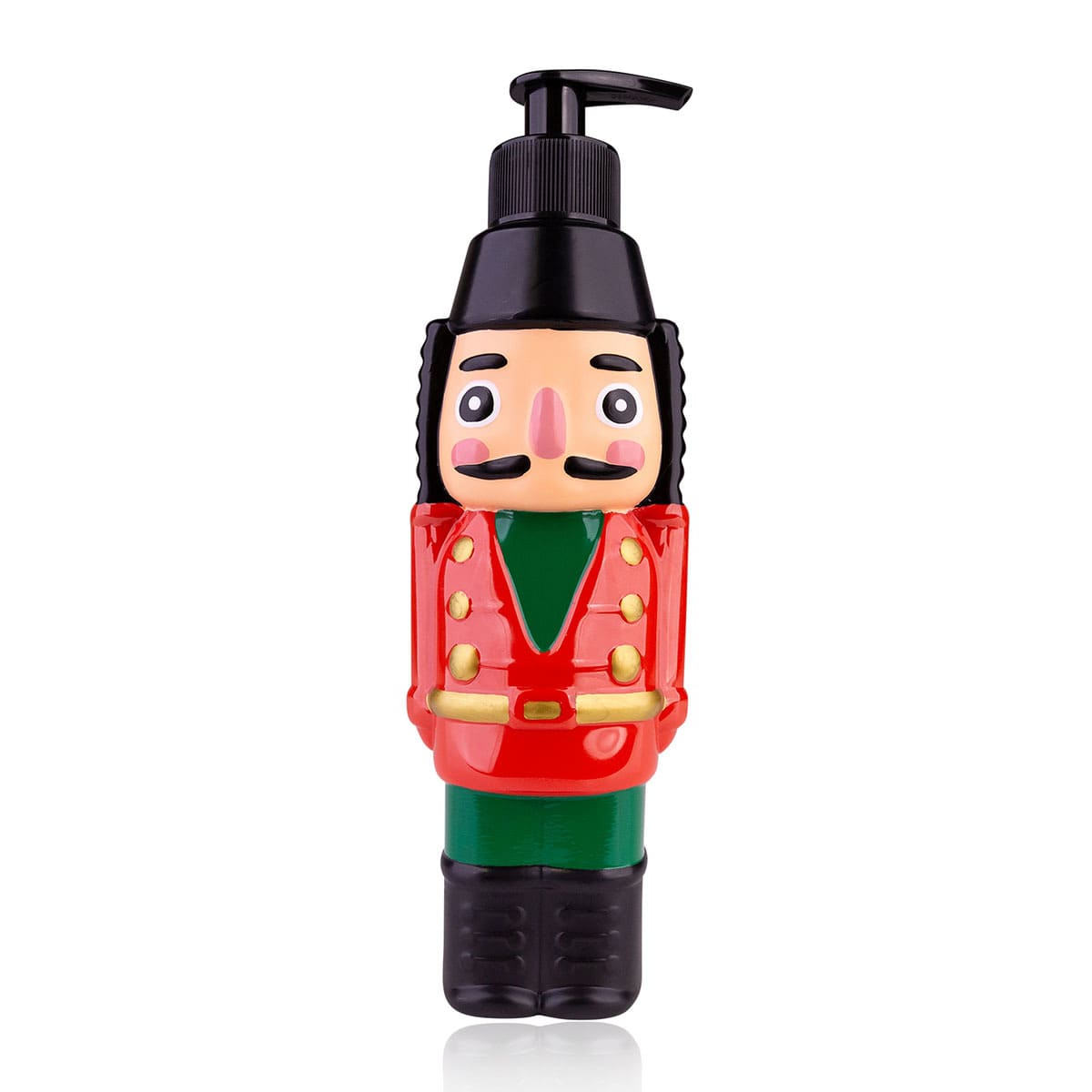 Weihnachtsseife - Nussknacker rot - 8161696 Seifenspender Pumpspender mit Flüssigseife 