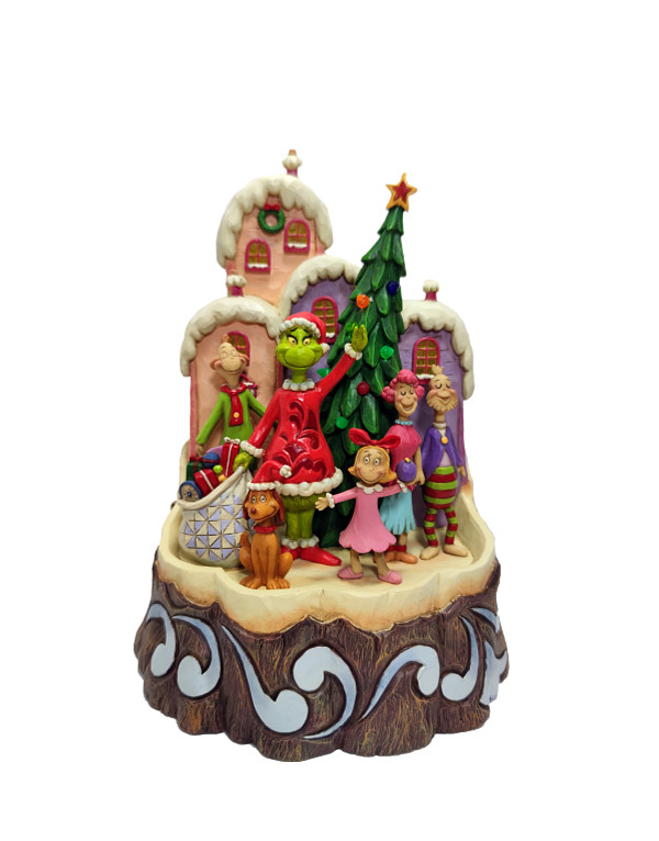 Grinch Carved By Heart - LED beleuchtet Jim Shore Der Grinch 6008890