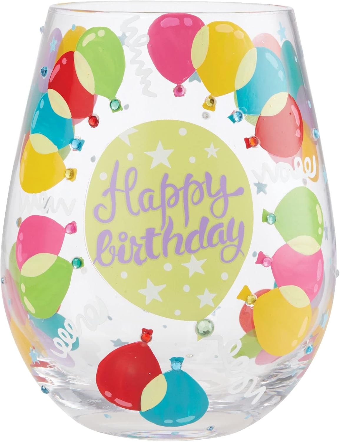 Lolita, Lolita Gläser, Lolita Glas, Lolita Weingläser, Lolita Weinglas, Lolita Trinkglas, 6008682, Geburtstagsballons Trinkglas, Birthday Balloons Glass, Birthday Balloons Glas