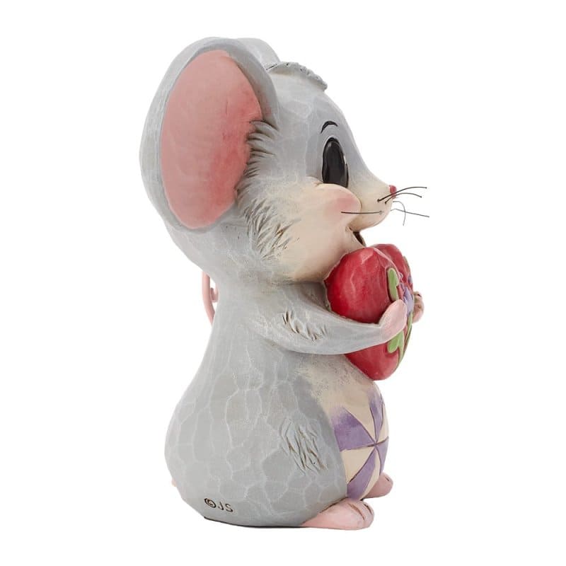 With All My Heart - Maus mit Herz / Mouse holding heart 6020342 - Heartwood Creek by Jim Shore