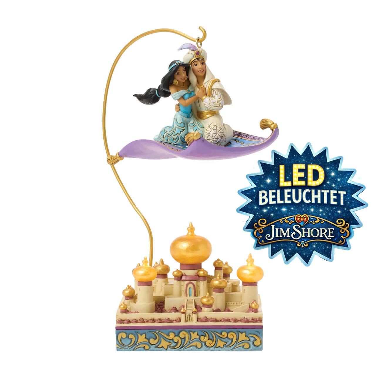 Magic in the Moonlight Aladdin & Jasmine auf fliegendem Teppich 6018727 Disney Traditions Jim Shore Disneyfigur