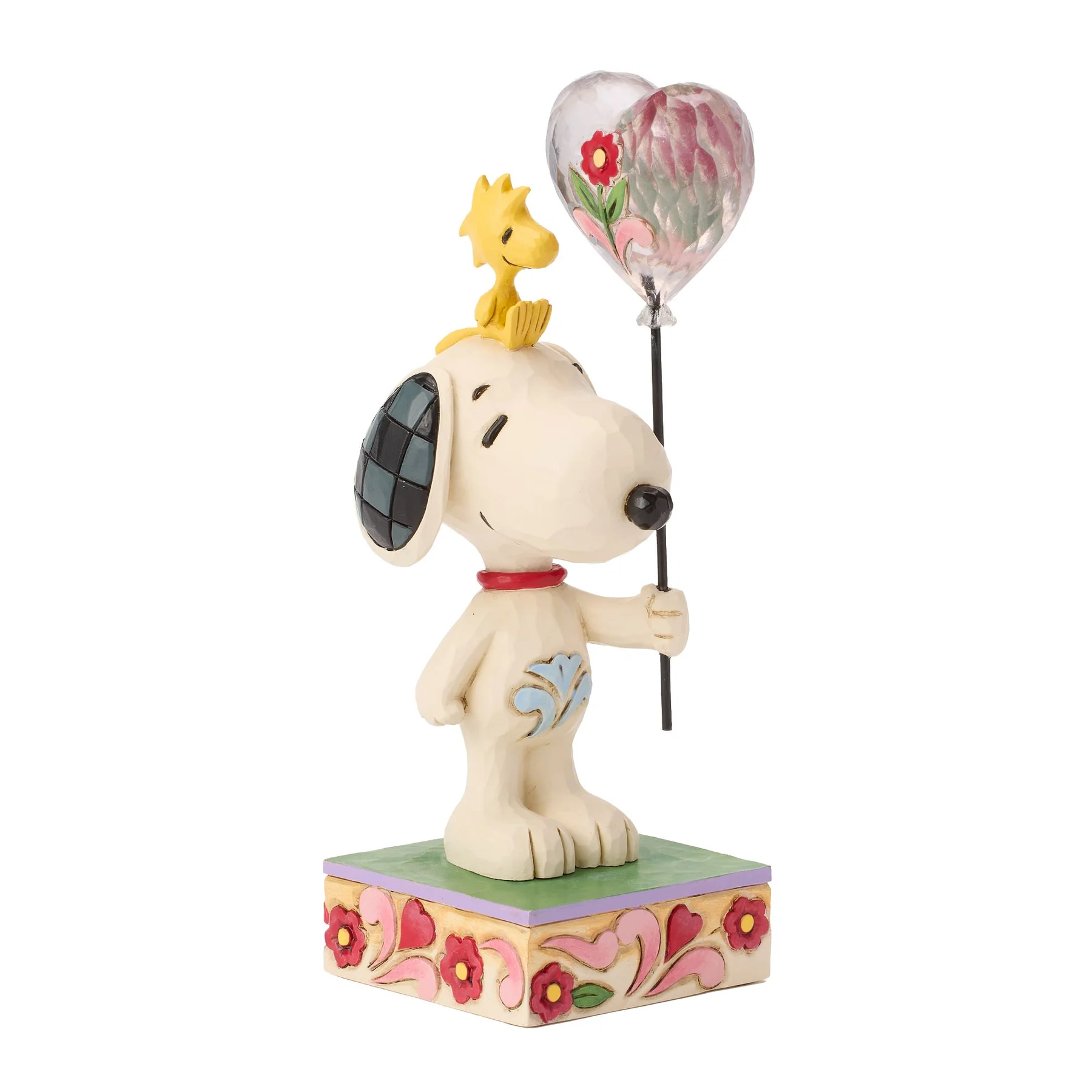 You Make My Heart Float - Snoopy & Woodstock Herzballon 6019590 Jim Shore Peanuts Snoopy Figur
