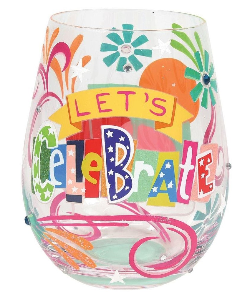 Trinkglas - Let's Celebrate Trinkglas / Stemless Glass by Lolita 6014180
