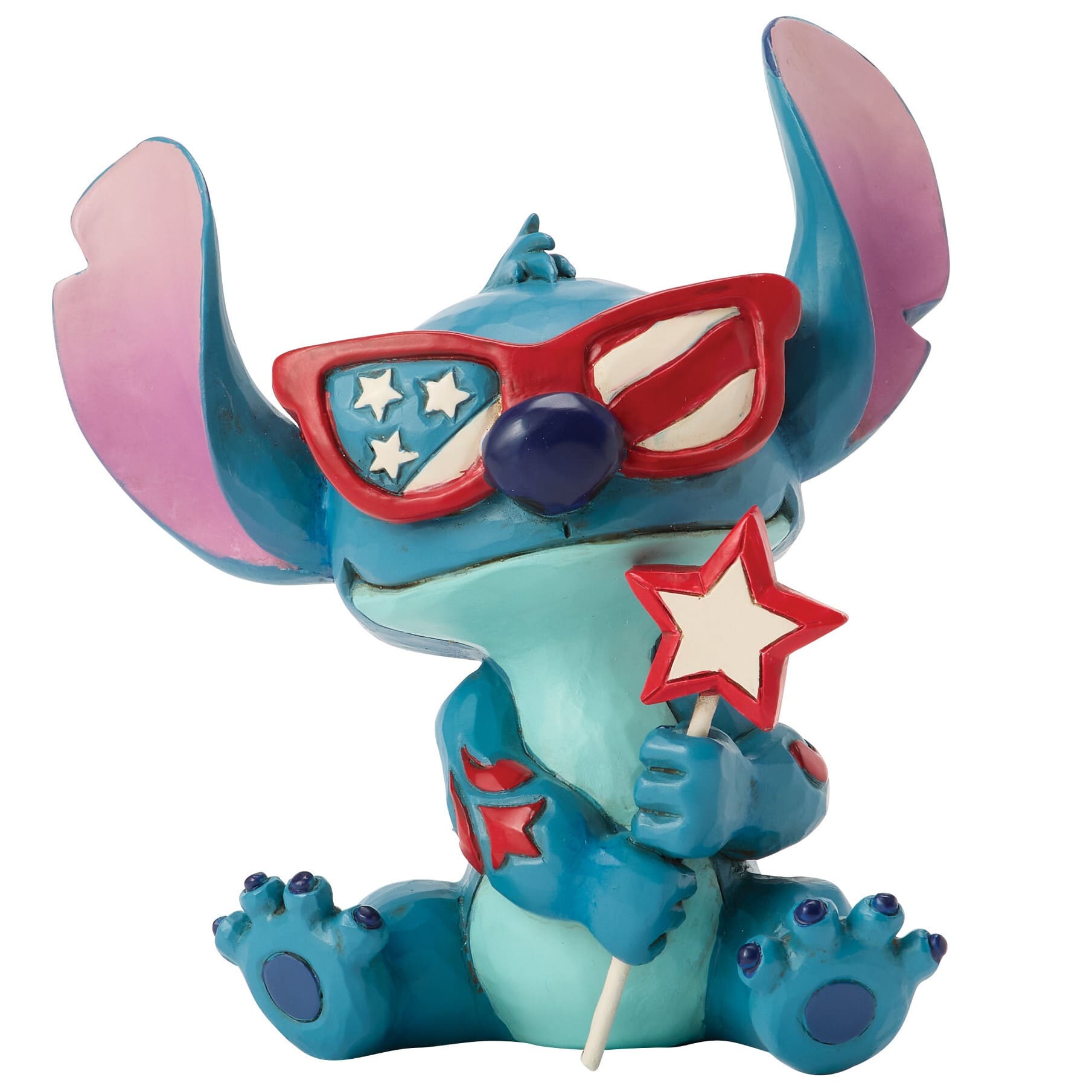 Stitch Patriotic Minifigur - 6017851 Jim Shore Disney Traditions Disney Figur Lilo & Stitch