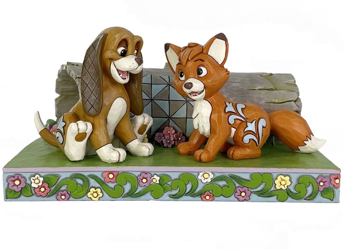 An Unlikeky Friendship Cap & Capper - 6017858 Jim Shore Disney Traditions Disney Figur - Fox & Hound