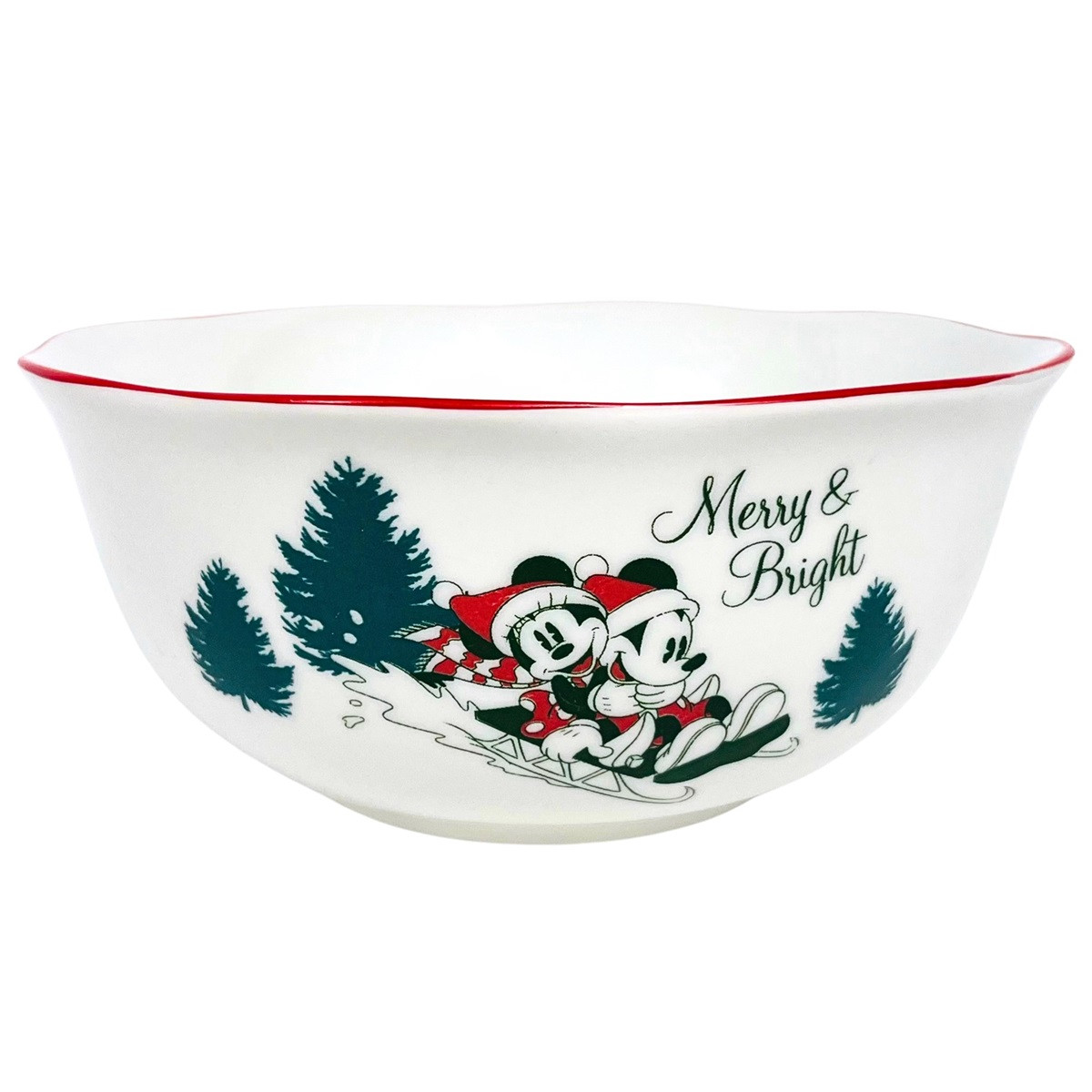 Weihnachtsgeschirr Micky Maus Müslischale Merry & Bright DN25339 – Disney Schälchen / Christmas Inspirations