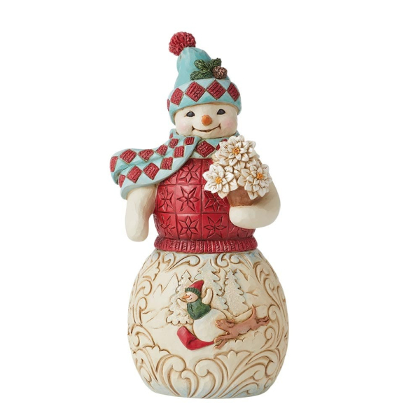 Hooray For Snow Days Snowman / Schlittenfahrt Schneemann - Heartwood Creek by Jim Shore 6011688