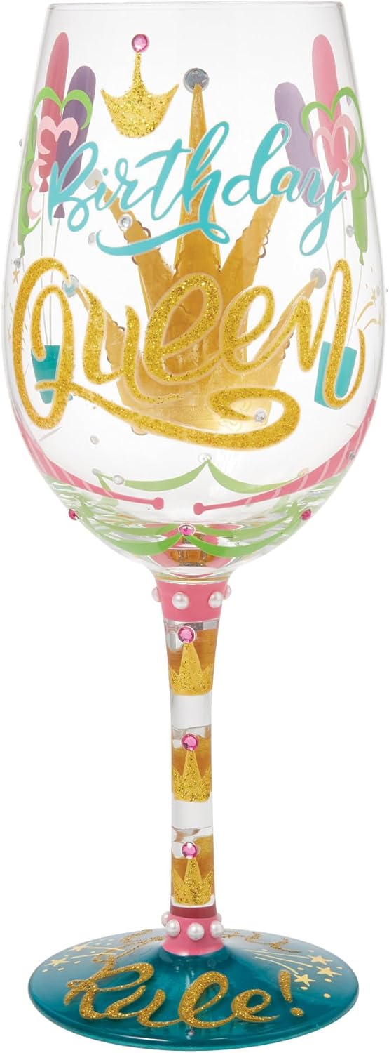 Geburtstagsglas - Birthday Queen - Lolita Weinglas 6016400