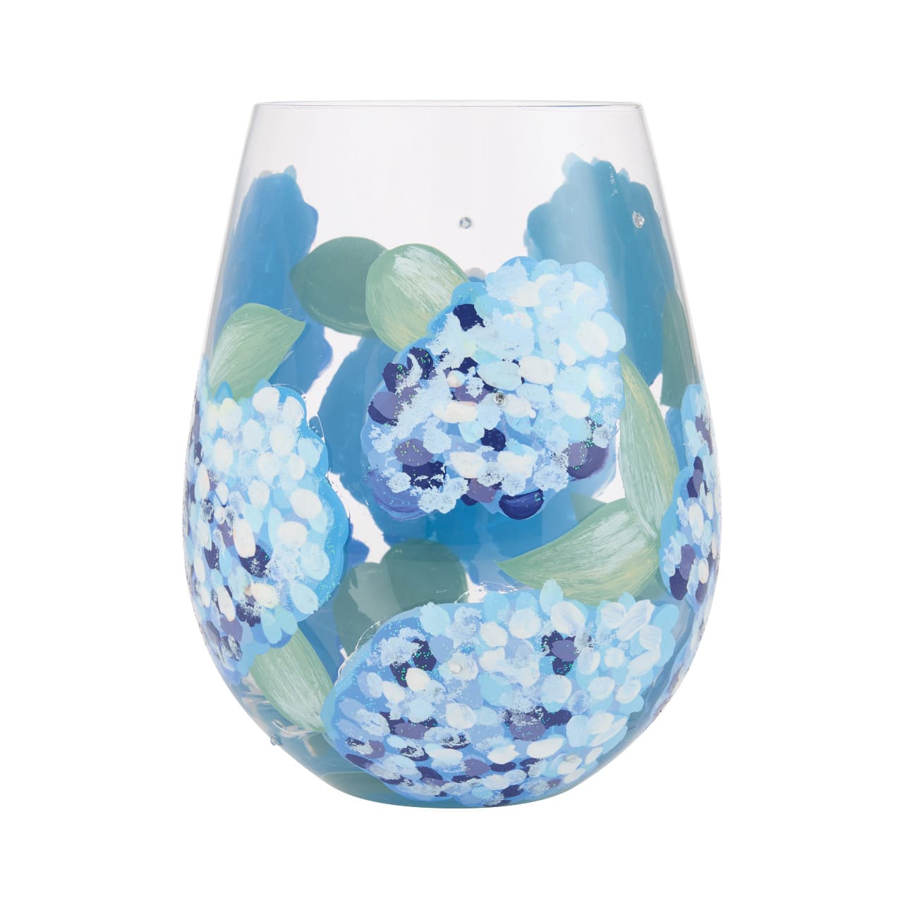 Hydrangea Trinkglas - Lolita Glas 6018788 - Lolita Stemless Glass - Designer-Glas mit Hortensien